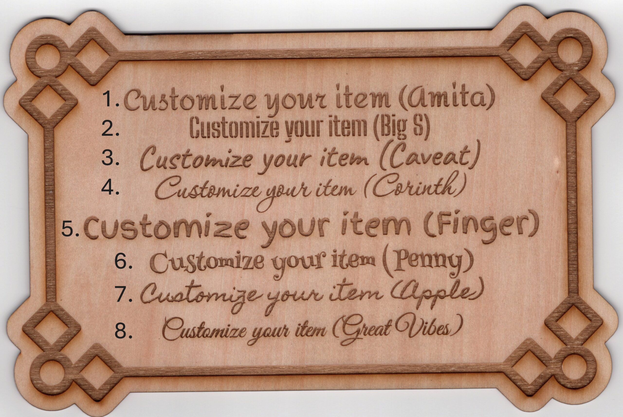 Fonts exsamples Image Document BOTTLE OPENER
