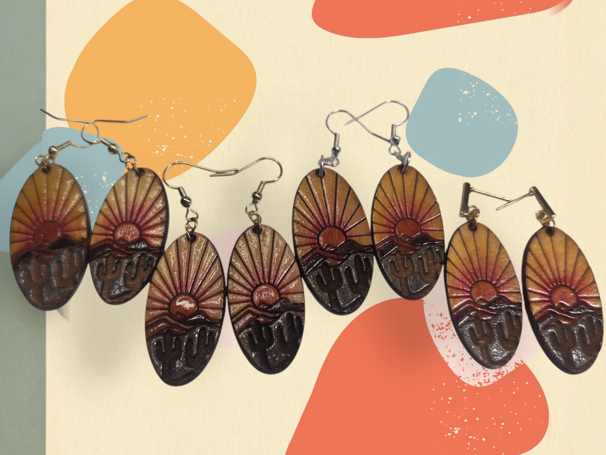 0Desert Sunset Earrings (2)