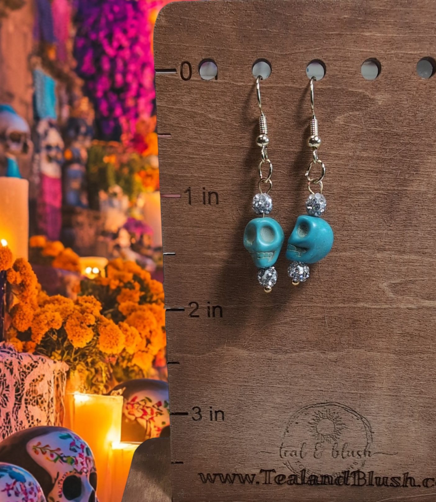 Day Of Dead Earrings (1)
