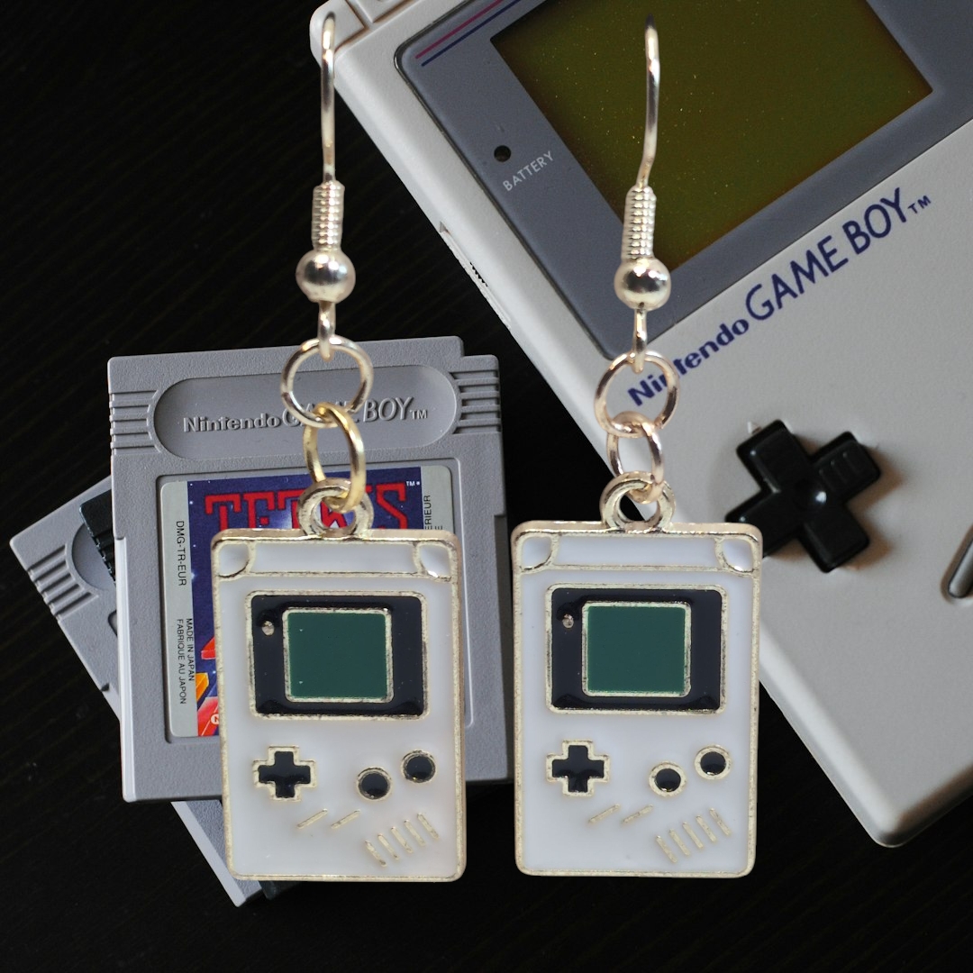 Gameboy Charm Earrings (3)
