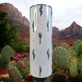 🌵 “Desert Bloom” 20oz Stainless Steel Tumbler